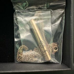 Gold Pendant anxiety Necklace